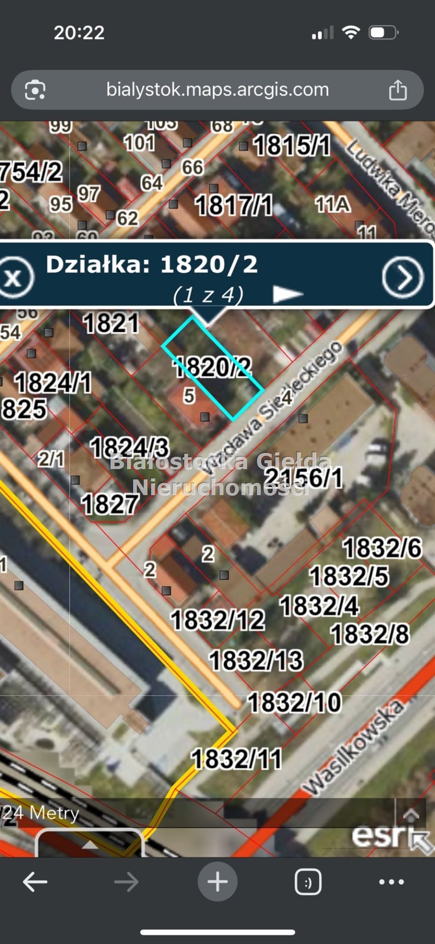 Działka budowlana w Wygodzie, 382 m², blisko centrum Białystok, Wygoda, Siedleckiego  382m2 Foto 1