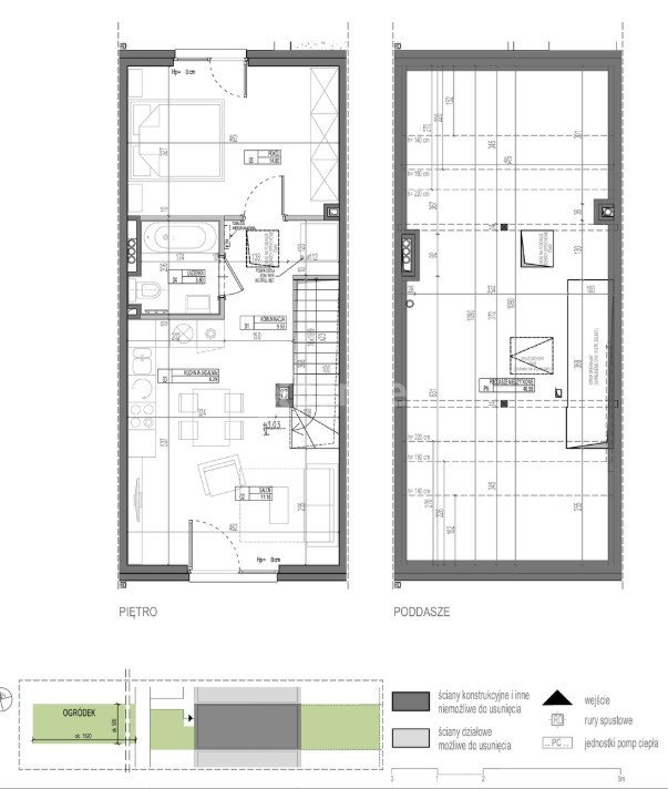 Nowa Wola: 45,4 m2 z ogrodem i poddaszem 45 m2 Nowa Wola, Przepiórki  45m2 Foto 1