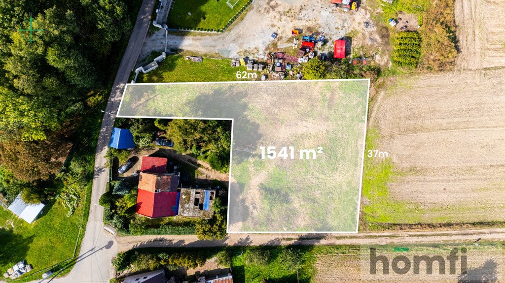 Działka budowlana na sprzedaż Stróża, Ogrodowa  1 541m2 Foto 1