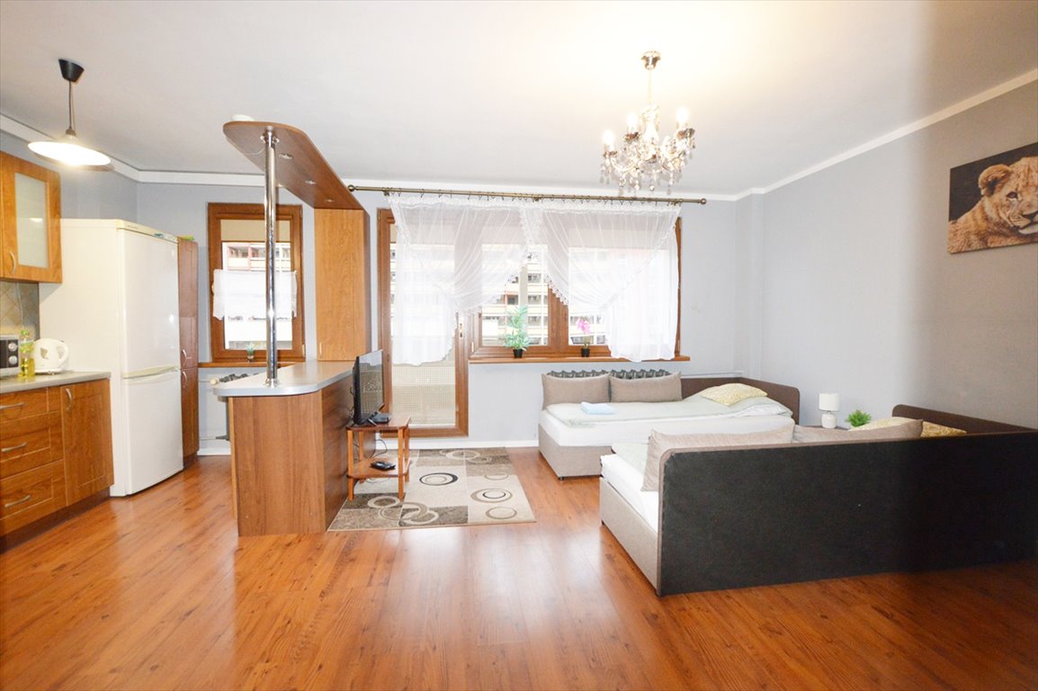 Nowoczesne 1 pokój z balkonem, klimatyzacją i możliwością przejęcia na booking Wrocław, Fabryczna, Gądów Mały, Horbaczewskiego  34m2 Foto 1