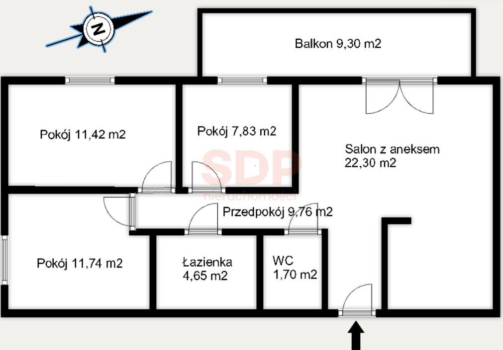 Mieszkanie czteropokojowe  na sprzedaż Wrocław, Fabryczna, Stabłowice, Stabłowicka  69m2 Foto 7