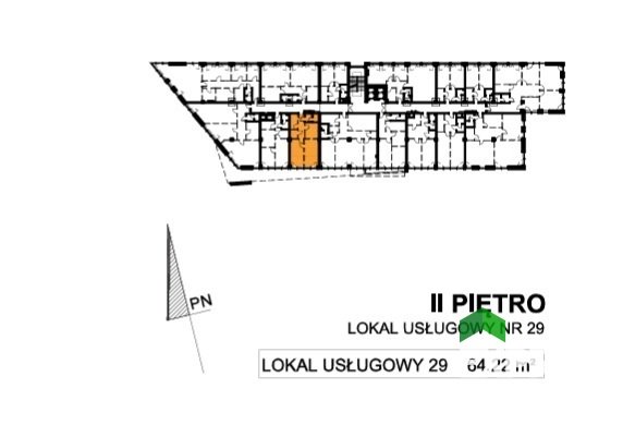 Lokal użytkowy na sprzedaż Częstochowa, gen. Leopolda Okulickiego  64m2 Foto 12