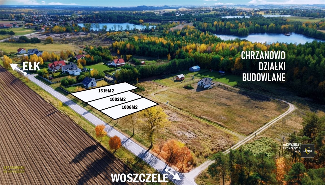 Działka inna na sprzedaż Chrzanowo  1 002m2 Foto 1