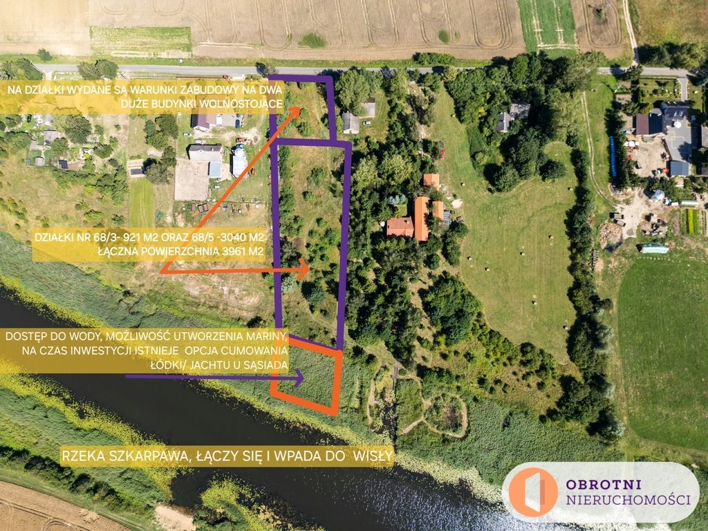 Działka budowlana na sprzedaż Izbiska  3 961m2 Foto 1