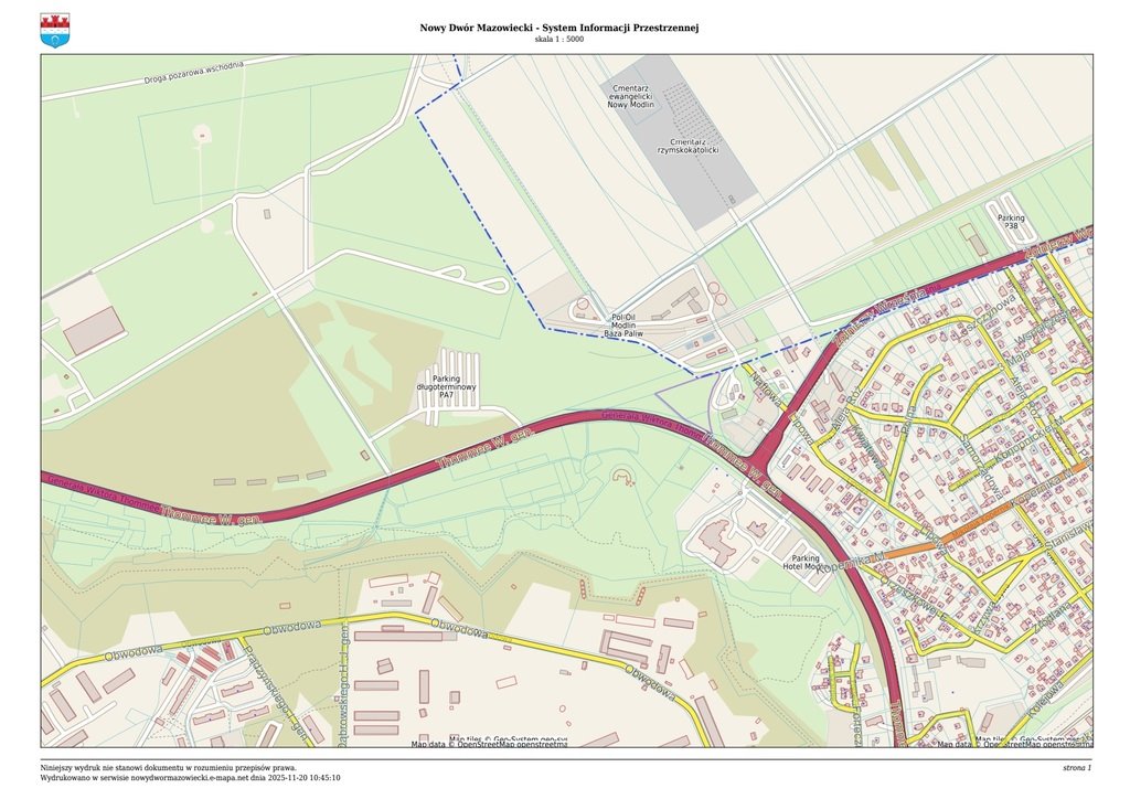 Działka budowlana na sprzedaż Nowy Dwór Mazowiecki  6 268m2 Foto 1