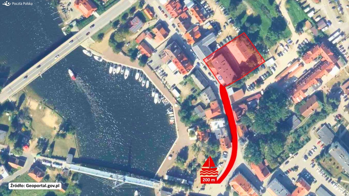 Lokal użytkowy 130,9 m² w centrum Mikołajek (blisko usług) Mikołajki, 3-go Maja  131m2 Foto 1