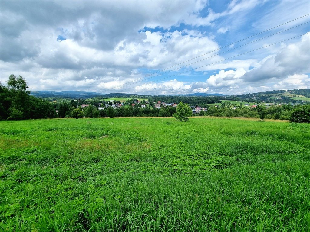 Działka budowlana z widokiem, pod dwa domy, 1900 m² Suski, Zakopiańska  1 900m2 Foto 1