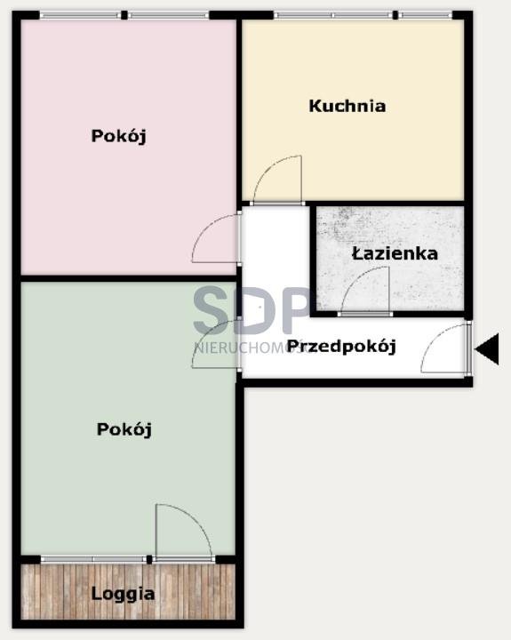 Mieszkanie dwupokojowe na sprzedaż Wrocław, Psie Pole, Psie Pole, Sycowska  49m2 Foto 10