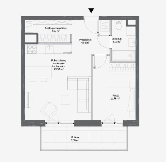 Mieszkanie dwupokojowe na sprzedaż Warszawa, Włochy, Raków, Fajansowa  48m2 Foto 1