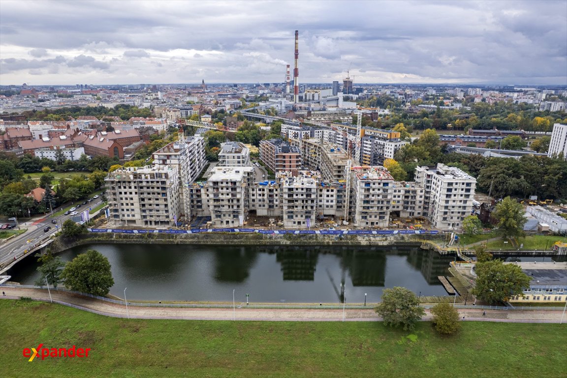 Zapraszam do nowoczesnego mieszkania 2 pok. z dużym balkonem nad Odrą Wrocław, Władysława Reymonta  48m2 Foto 1
