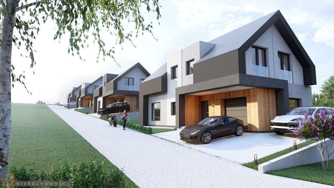 Nowoczesny dom w Bibicach, 127,75 m2, garaż i balkon Bibice  128m2 Foto 1