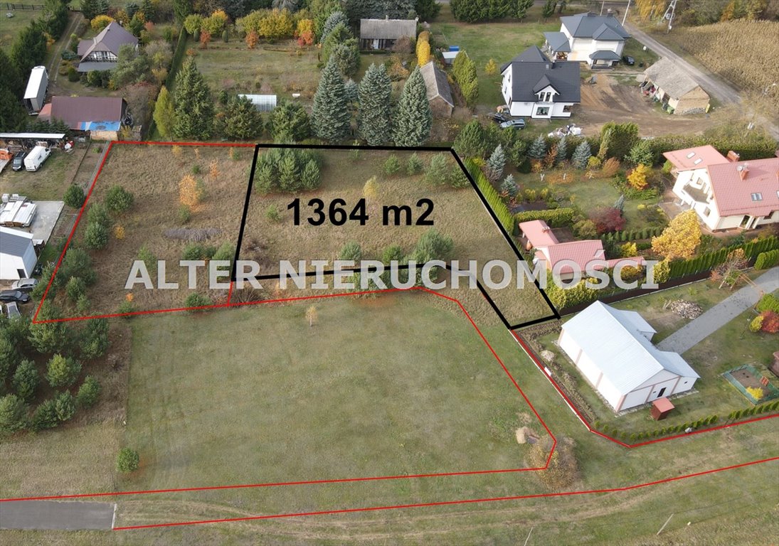 Działka 1364 m2 z mediami w Zalesianach – idealna pod dom Zalesiany  1 364m2 Foto 1