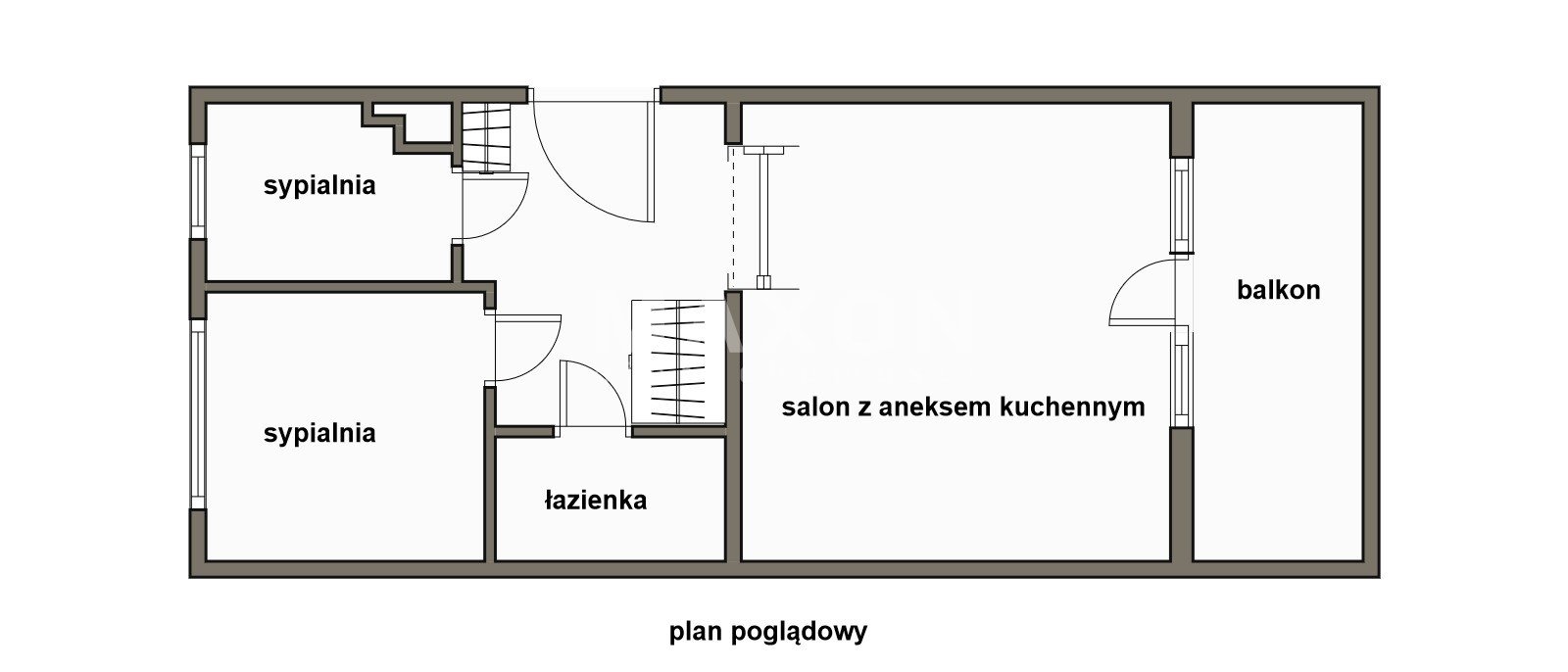 Mieszkanie trzypokojowe na sprzedaż Warszawa, Mokotów, ul. Jana III Sobieskiego  48m2 Foto 3