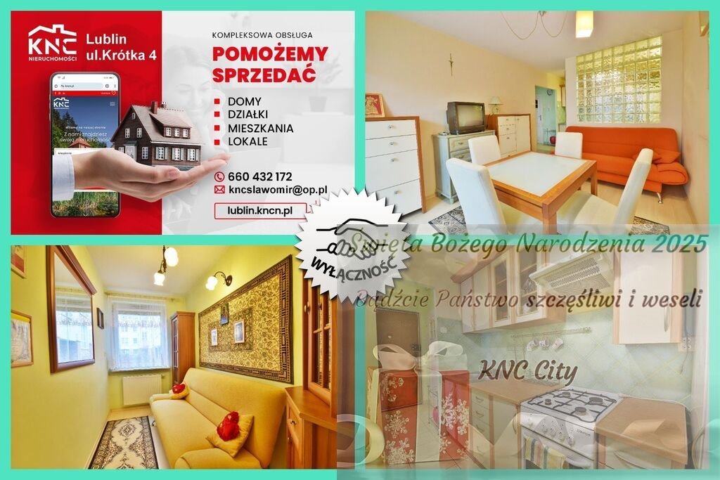 Mieszkanie dwupokojowe na sprzedaż Lublin, Czuby, Matki Teresy z Kalkuty  34m2 Foto 1