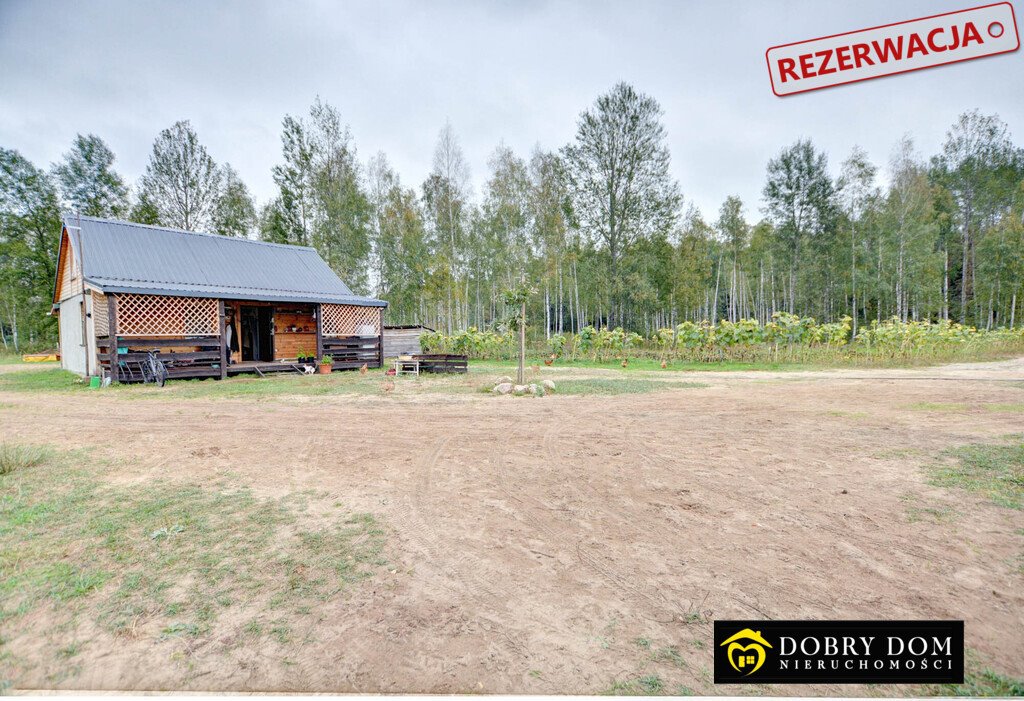 Urokliwy dom na dużej działce z własnym stawem i lasem Gródek  63m2 Foto 1