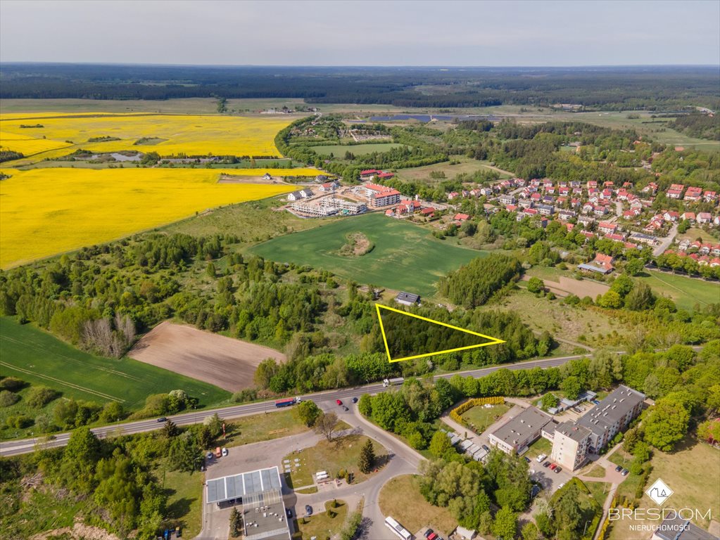 Do sprzedania atrakcyjna działka usługowa 3399 m² w Olsztynku Olsztynek  3 399m2 Foto 1