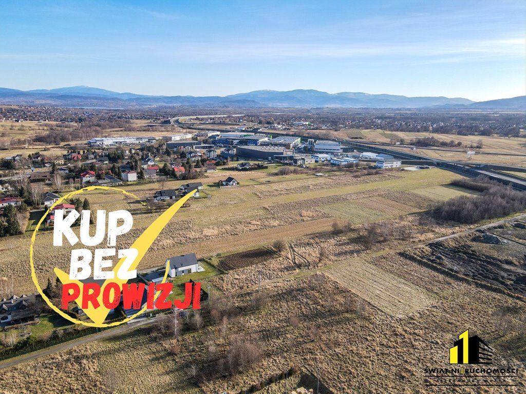 Zapraszam do zakupu działki z panoramicznym widokiem na góry w Wilkowicach Wilkowice  1 300m2 Foto 1