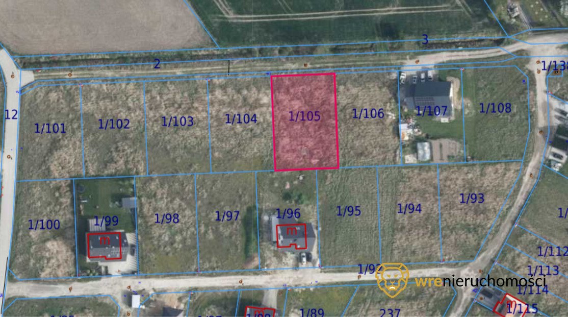 Działka budowlana 1000 m² pod dom bliźniak w Środzie Śląskiej Środa Śląska, Makowa  1 000m2 Foto 1