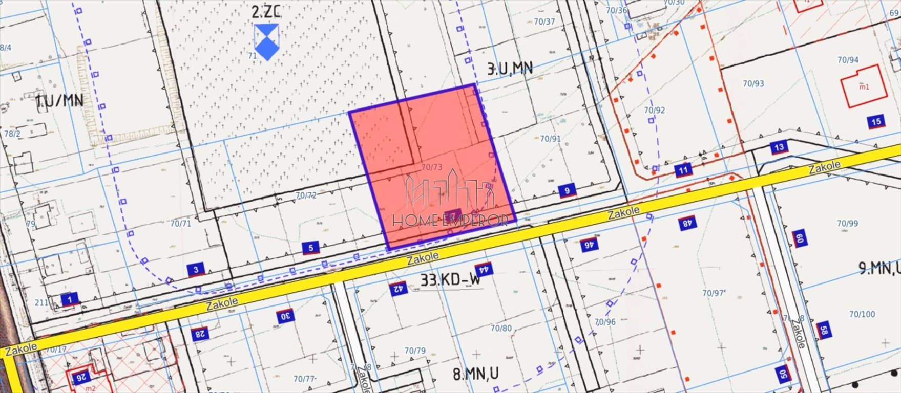 Sprzedam działki usługowe w Prażmowie - 0,12 ha, media, plan! Prażmów, Zakole  1 734m2 Foto 1