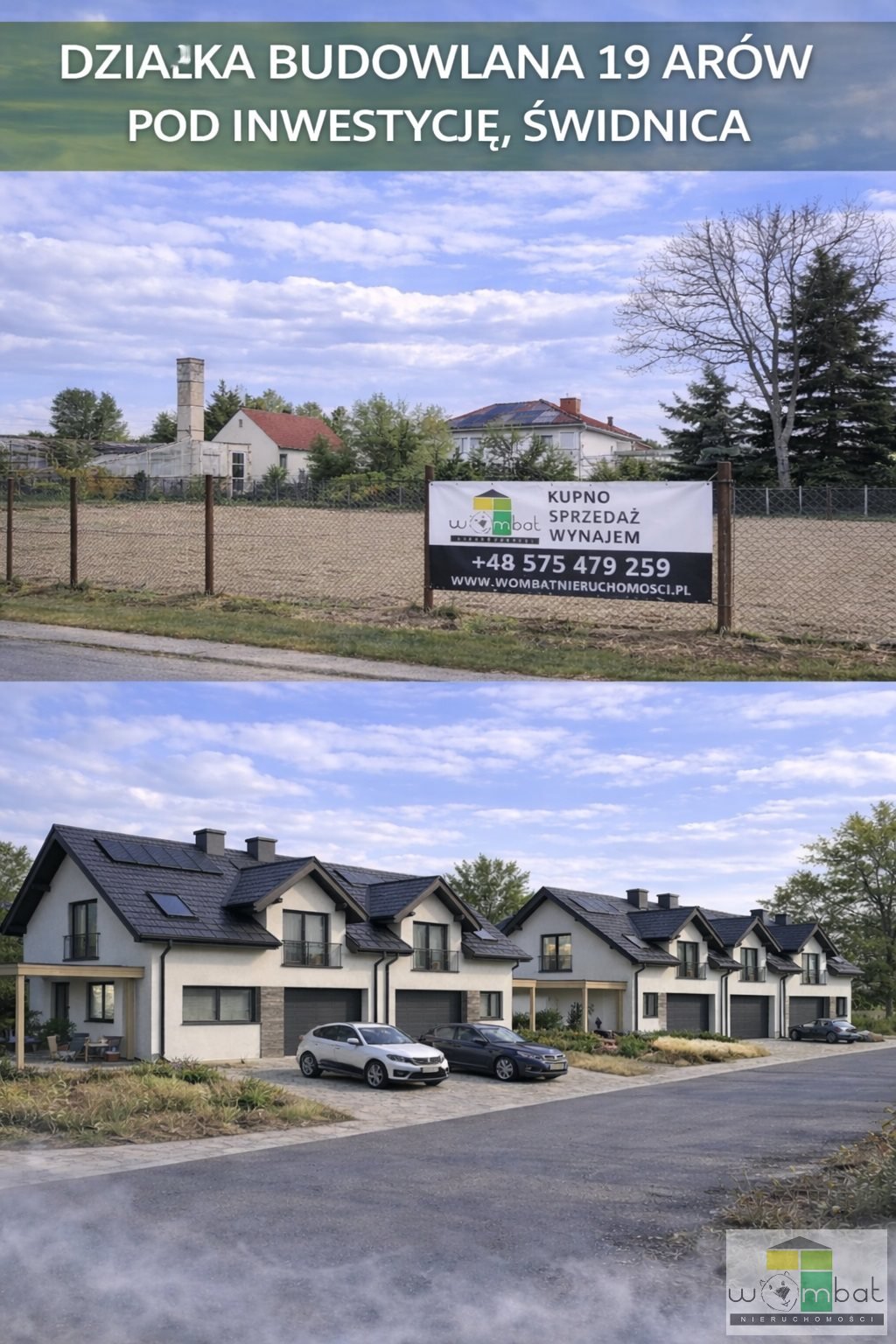 Działka inwestycyjna 1876 m² w centrum Świdnicy - MPZP Świdnica  1 876m2 Foto 1