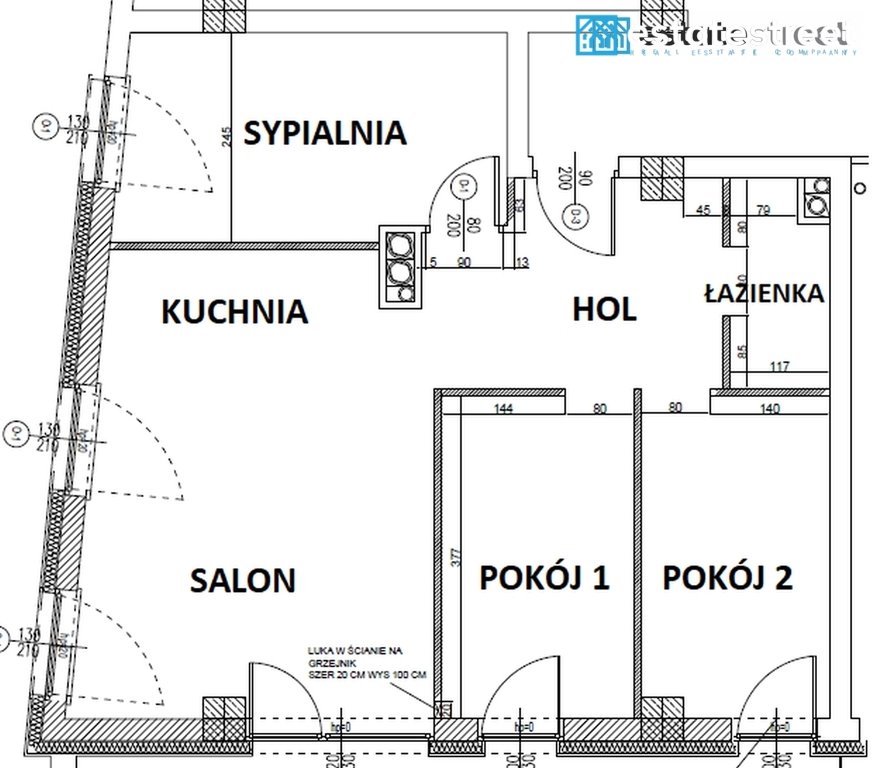 Mieszkanie czteropokojowe  na wynajem Katowice, Dolina Trzech Stawów, gen. Kazimierza Pułaskiego  60m2 Foto 19