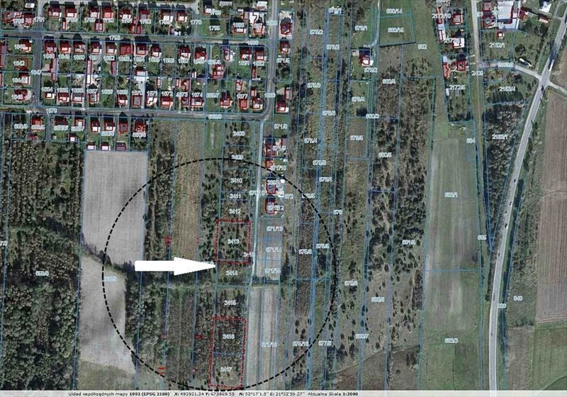 Działka budowlana na sprzedaż Stanisławów, Tartaczna 1 407m2 Foto 1 Działka budowlana na sprzedaż Stanisławów, Tartaczna 1 407m2 Foto 1