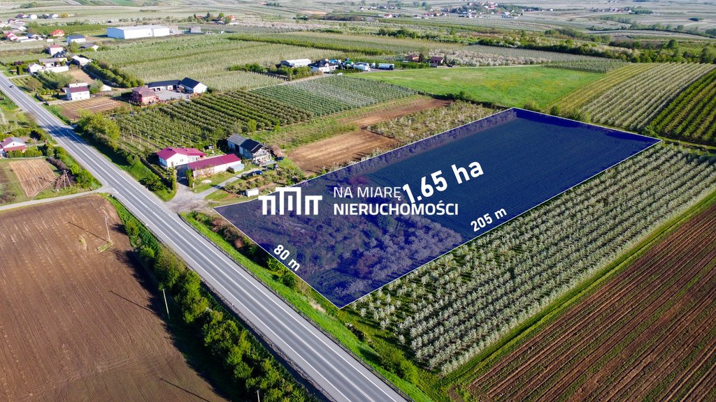 Działka 16 580 m² przy drodze – idealna pod działalność Komorna  16 580m2 Foto 1
