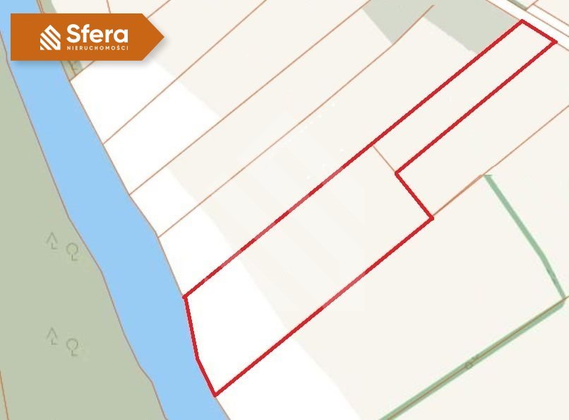 Działka 9125 m² z własną linią brzegową Brdy, Piaski Bydgoszcz, Piaski  9 125m2 Foto 1