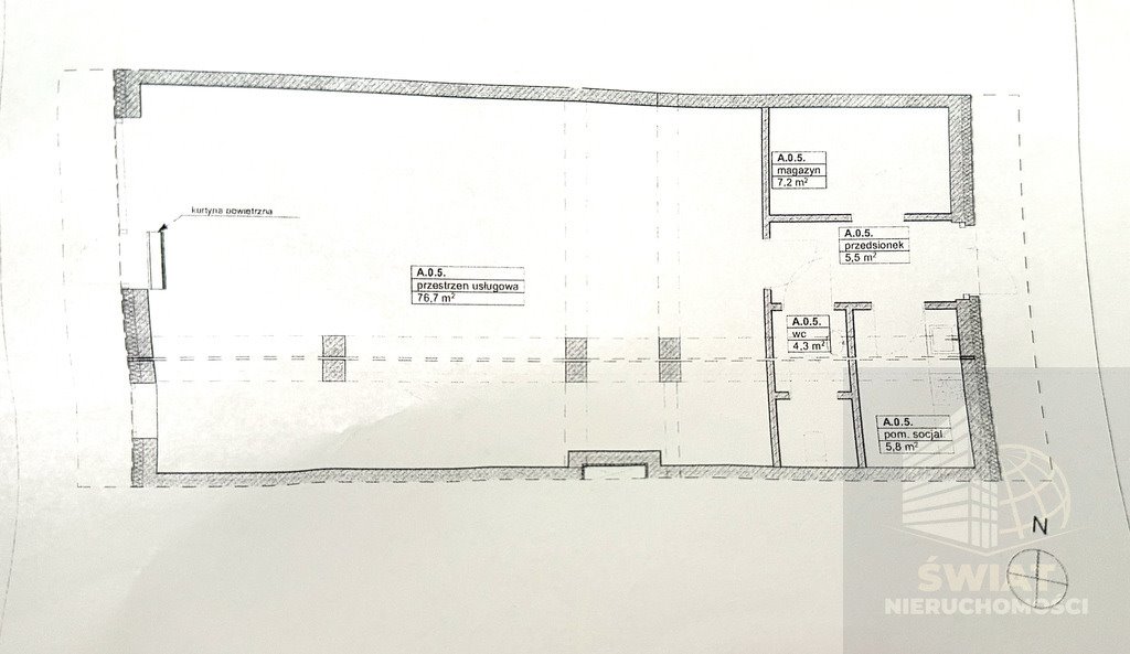 Lokal użytkowy na sprzedaż Szczecin, Gumieńce  100m2 Foto 6