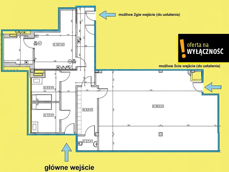 Lokal użytkowy 146 m² w centrum Kielc - polecam Kielce, Solidarności  146m2 Foto 1