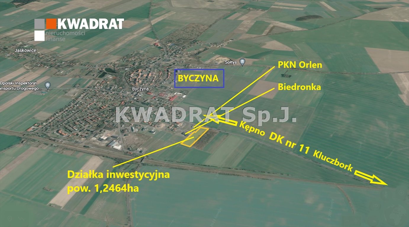 Działka budowlana na sprzedaż Byczyna  12 464m2 Foto 6