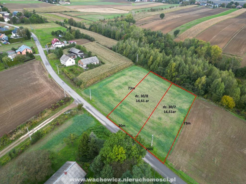 Działka budowlana na sprzedaż Lipna Wola  1 461m2 Foto 1