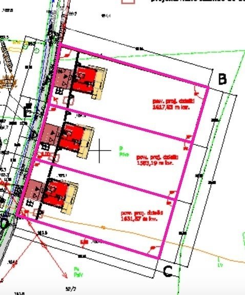 Działka budowlana na sprzedaż Kożyczkowo  1 631m2 Foto 3