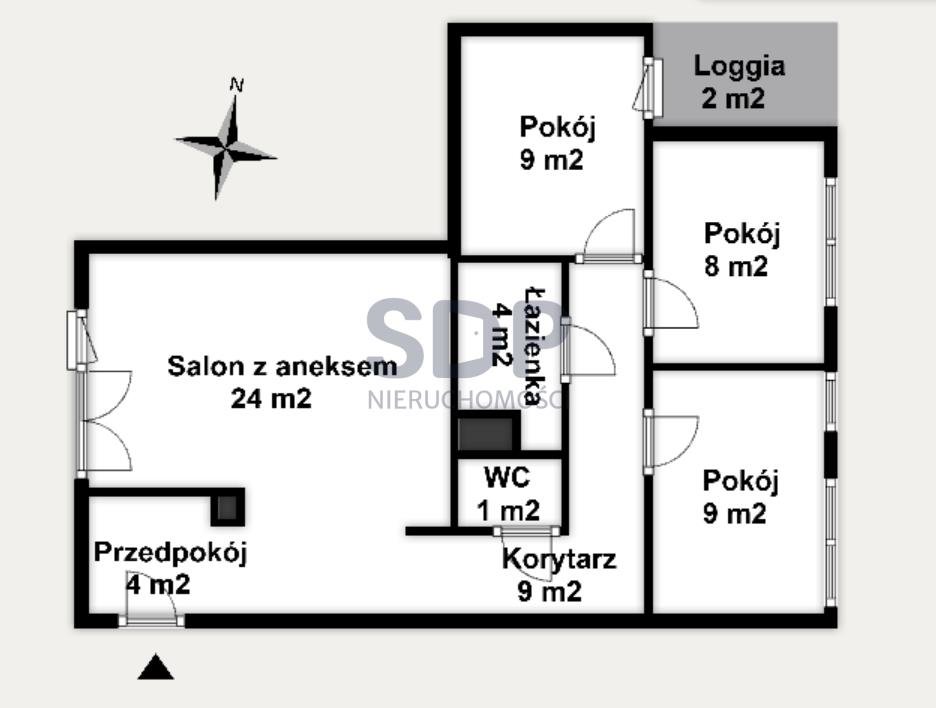 Mieszkanie czteropokojowe  na sprzedaż Wrocław, Śródmieście, Ołbin, Rychtalska  71m2 Foto 3