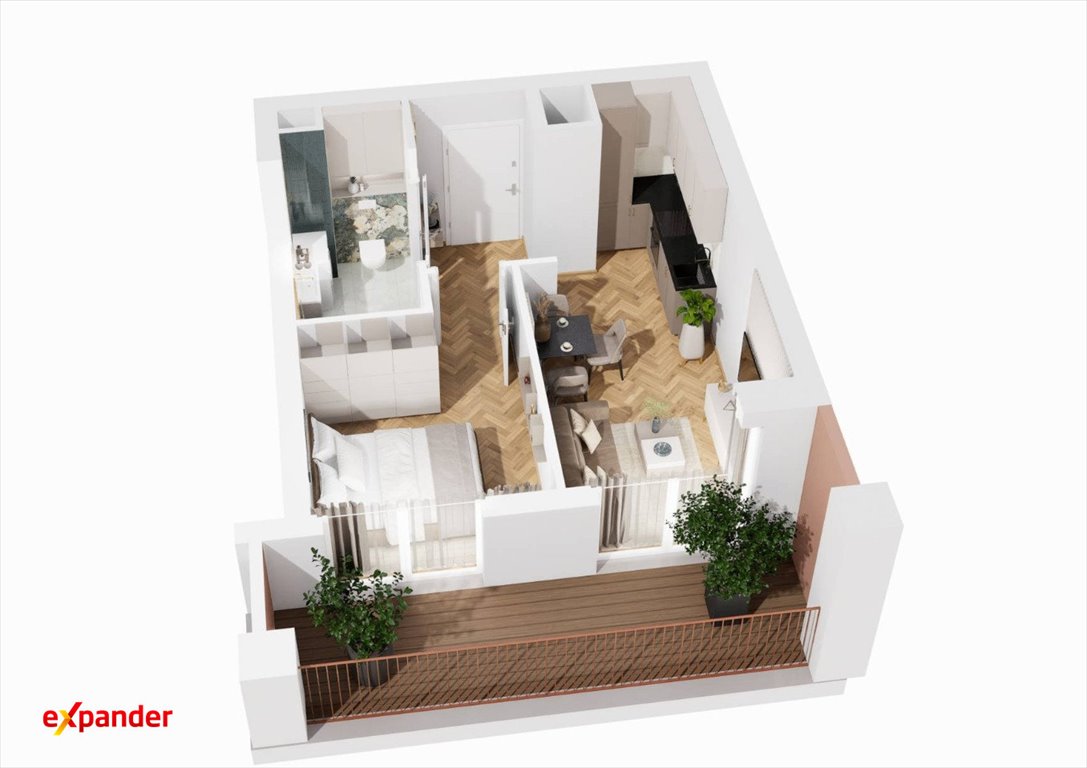 Na sprzedaż przestronne 29,5 m² mieszkanie z balkonem i garażem Lublin, Sławinek, Warszawska 2  29m2 Foto 1