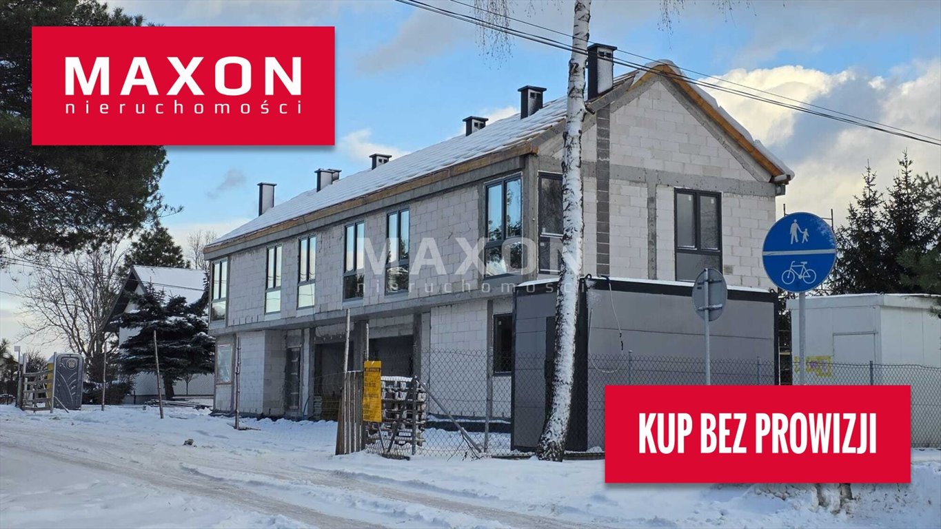 Nowoczesny dom bliźniak z garażem, 500 m ogród, świetna komunikacja Łajski, Olszankowa  118m2 Foto 1