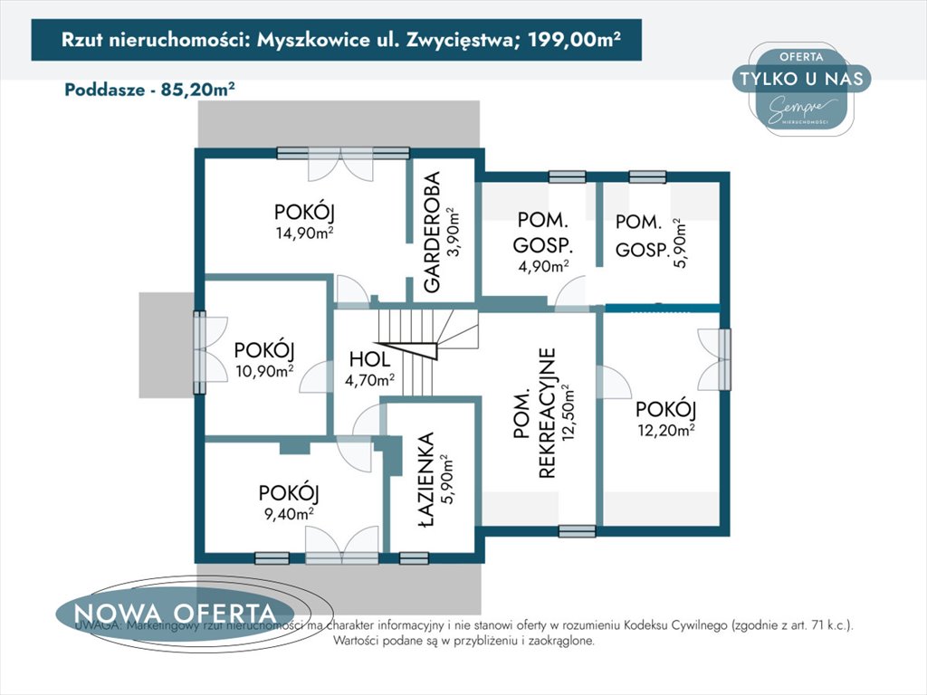 Dom na sprzedaż Myszkowice, Zwycięstwa  199m2 Foto 7