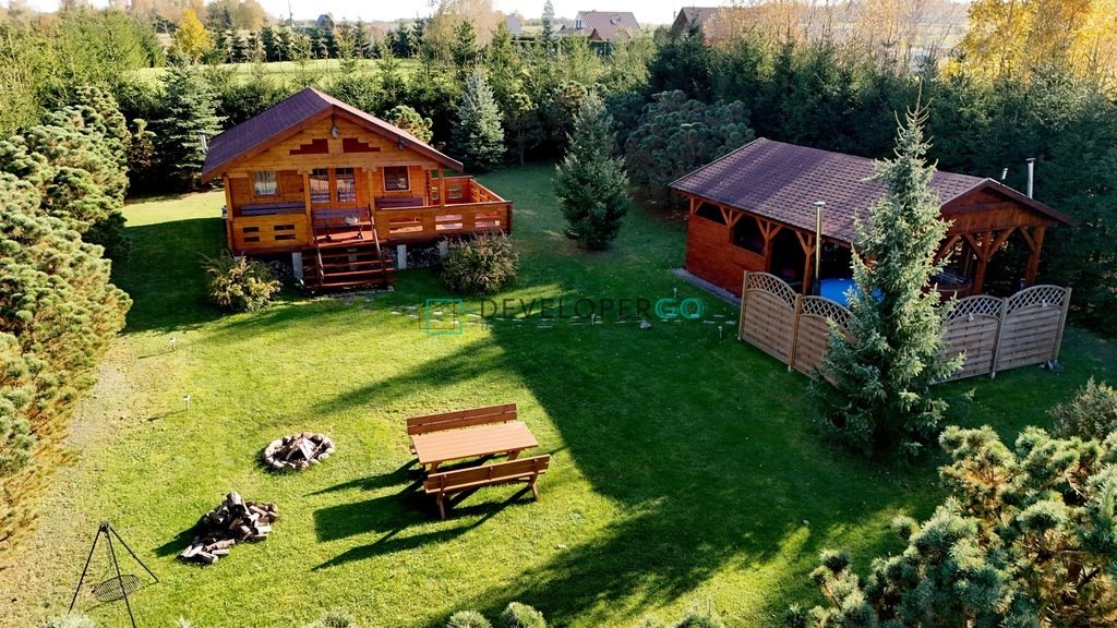 Działka z domkiem i SPA (1415 m²) - gotowy biznes na Mazurach Liski  1 415m2 Foto 1