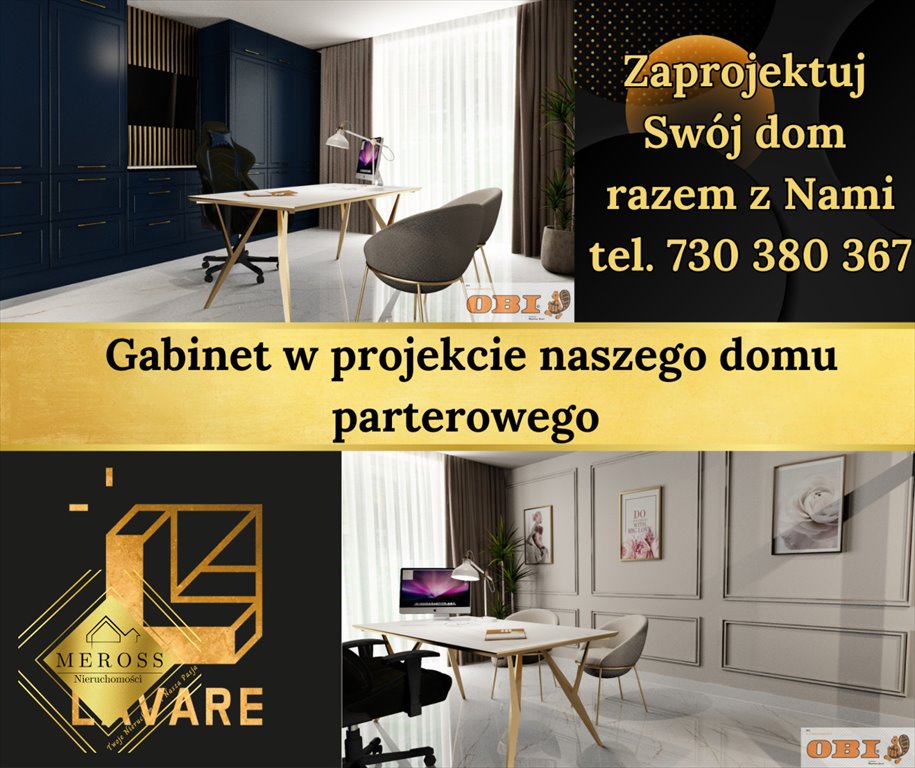 Do sprzedania działka budowlana 951 m² z mediami i projektem Rzerzęczyce  951m2 Foto 1