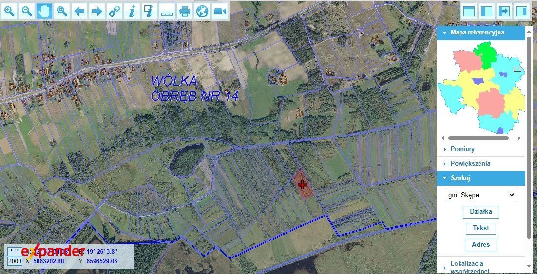 Działka 1,21 ha w Wólce, las, jezioro, plaża Wólka  12 100m2 Foto 1