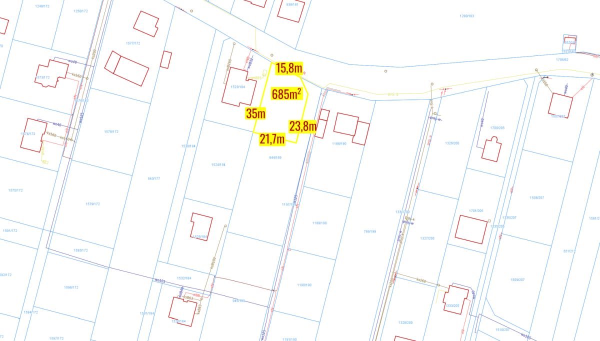 Działka budowlana na sprzedaż Koszęcin, Dąbrówki  685m2 Foto 5