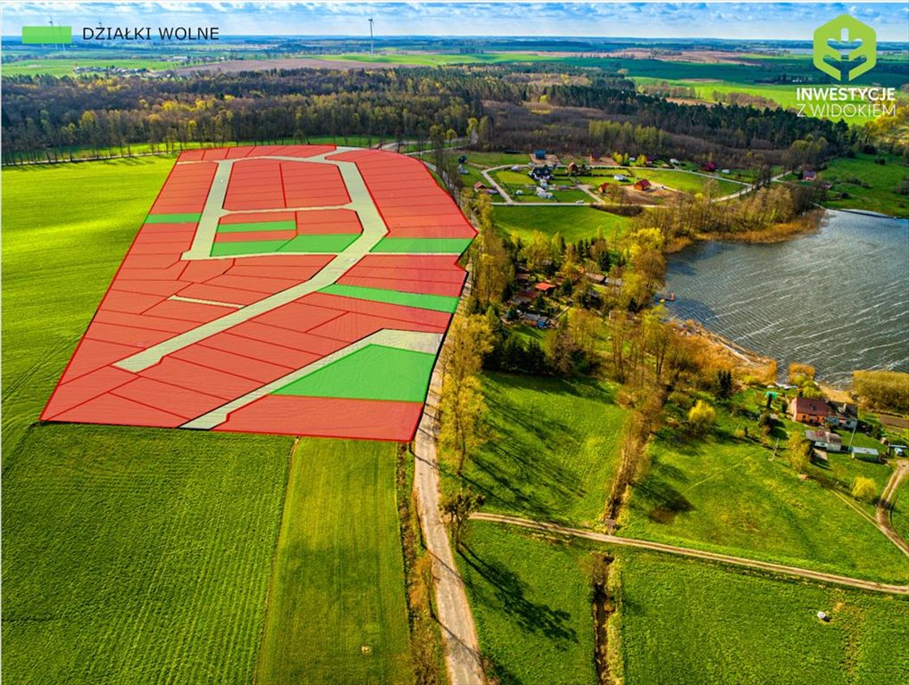 Działka budowlana na sprzedaż Balewo, Ostatnie wolne działki 100 m od jeziora!  668m2 Foto 2