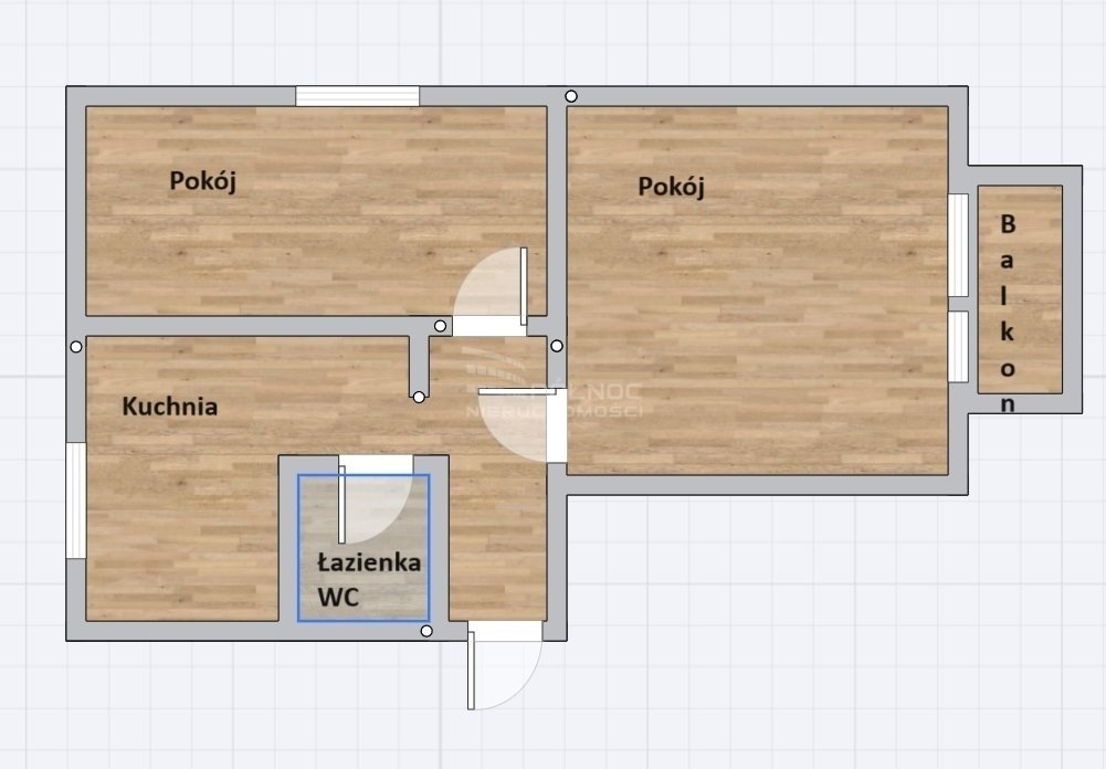 Mieszkanie dwupokojowe na sprzedaż Lublin, Puchacza  53m2 Foto 3
