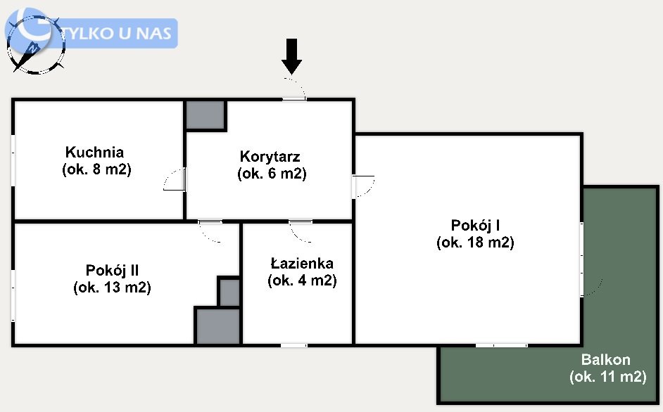 Mieszkanie dwupokojowe na sprzedaż Kraków, Podgórze, Wielicka  49m2 Foto 14