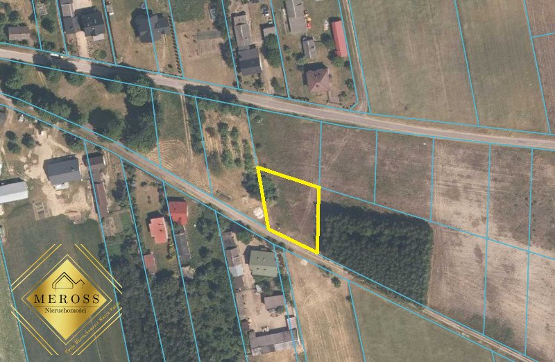 Działka budowlana 1098 m² z warunkami zabudowy, asfalt, media Krosno  1 098m2 Foto 1