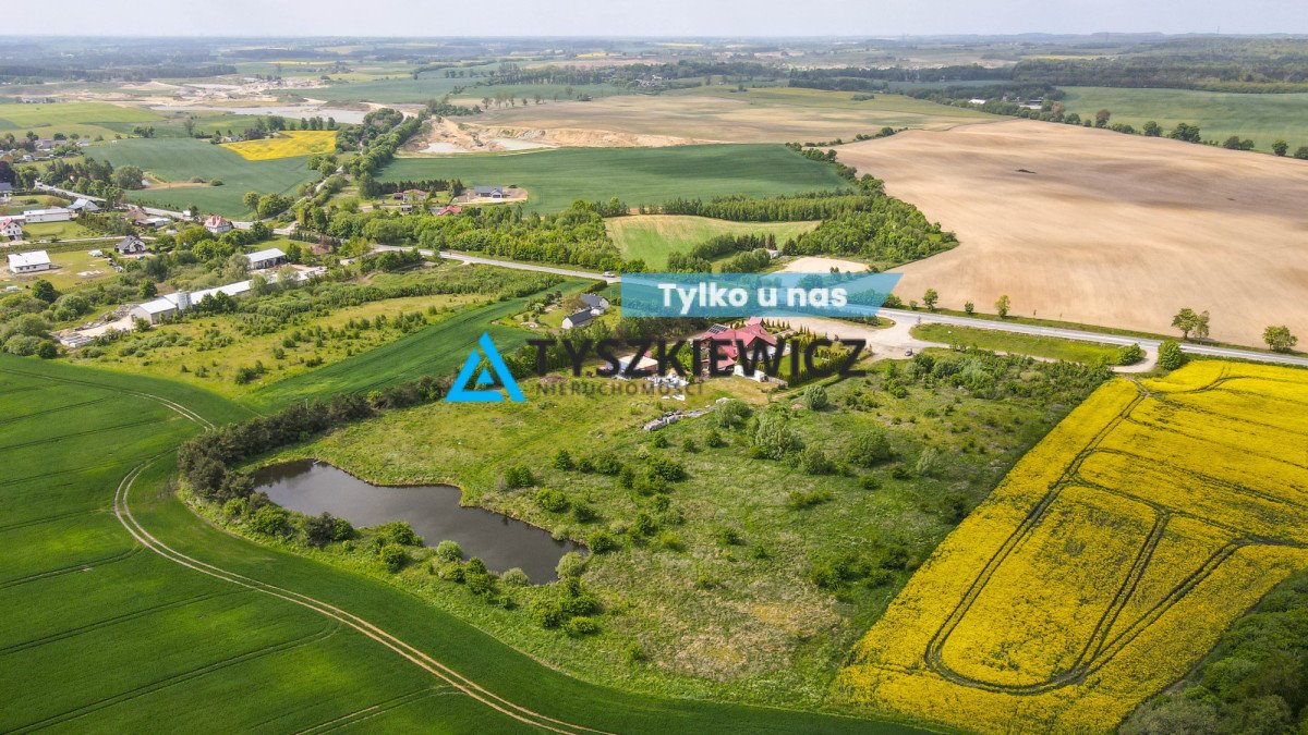 Działka z stawem i WZ na bazę turystyczną, 10 287 m2 Gołębiewo Średnie  10 287m2 Foto 1