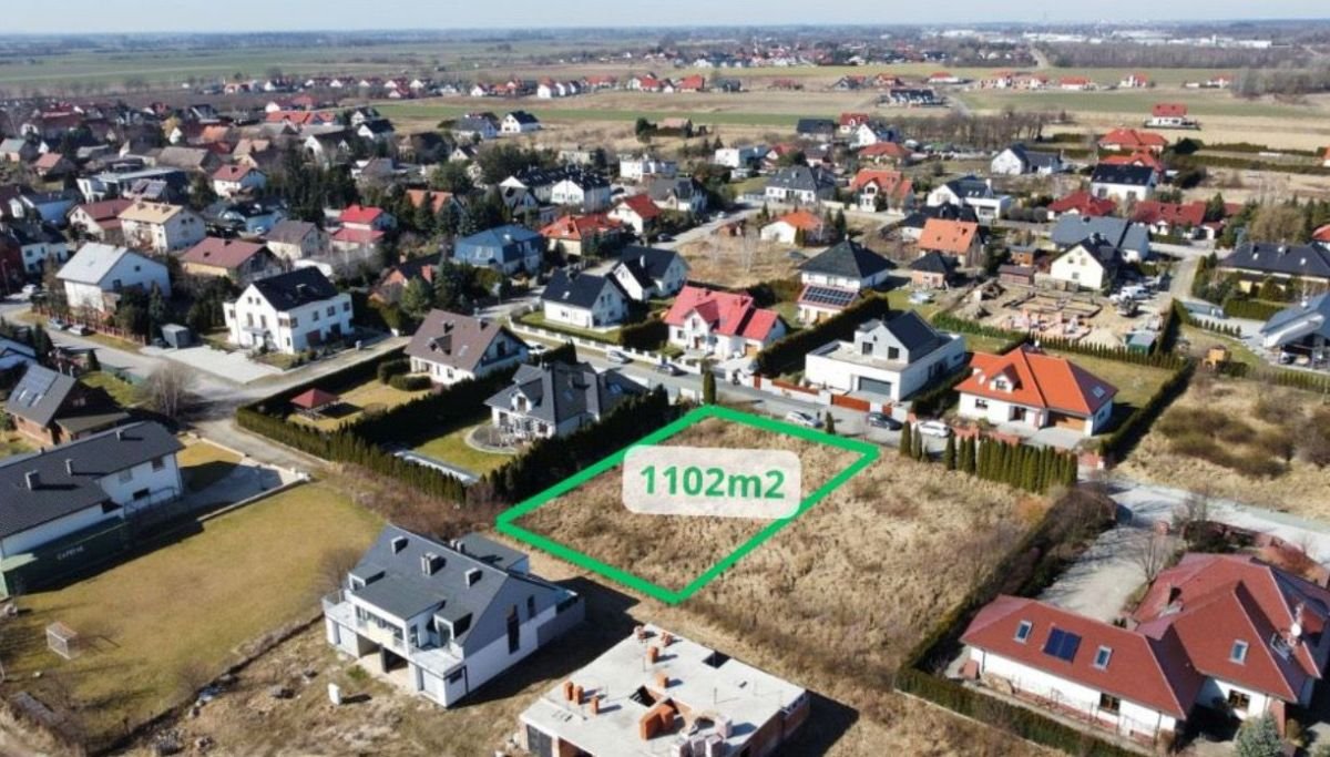 Działka budowlana na sprzedaż Oława, Zofii Nałkowskiej  1 102m2 Foto 1