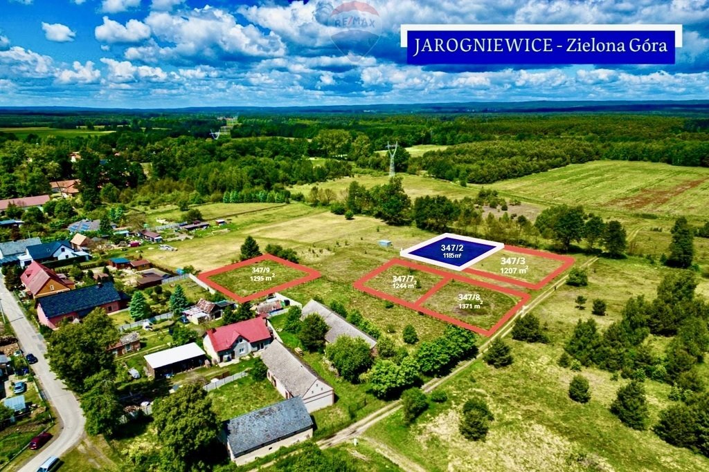 Działka budowlana na sprzedaż Zielona Góra, Jarogniewice  1 185m2 Foto 1