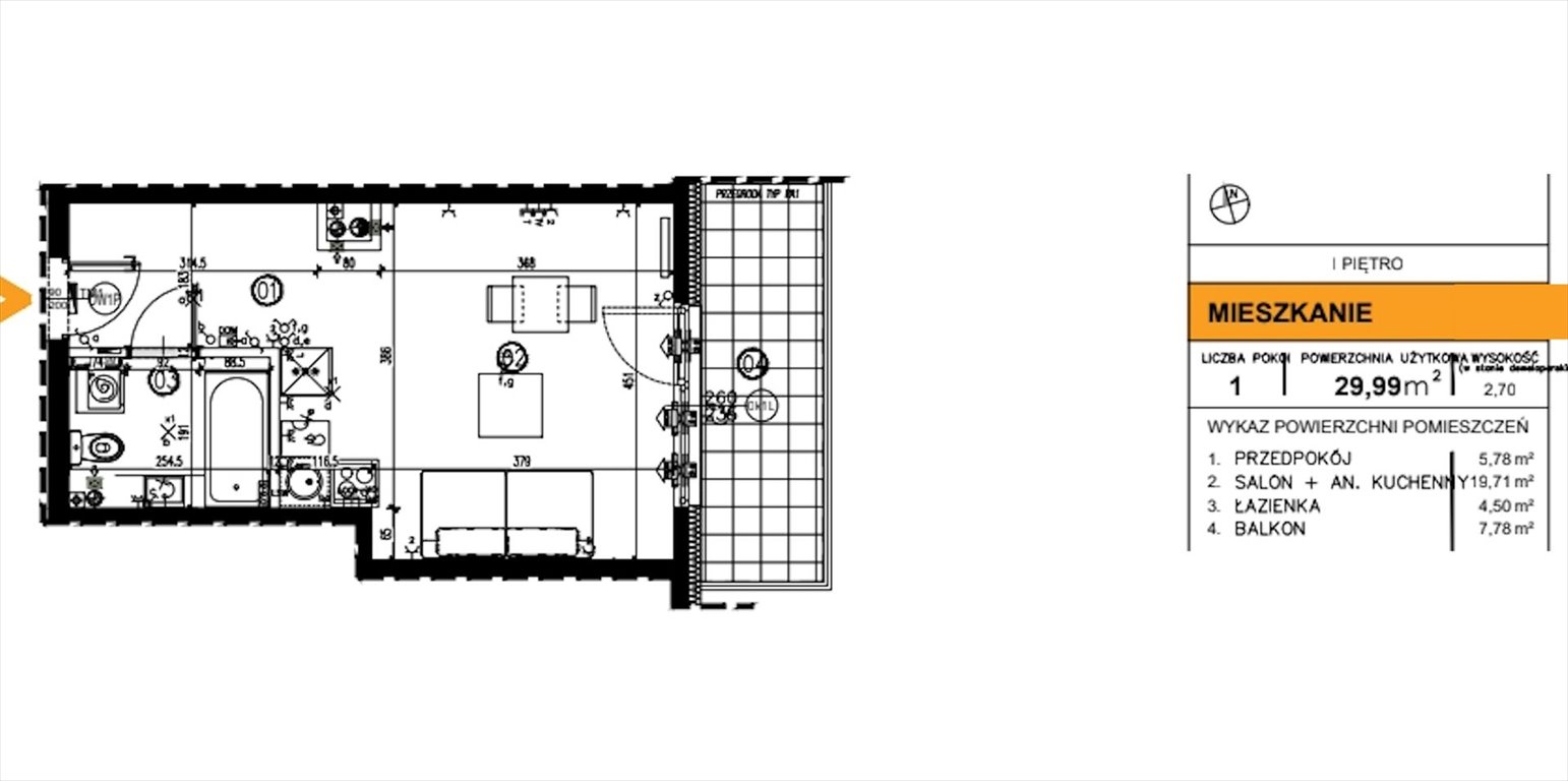 Kawalerka na wynajem Marki, Promienna  30m2 Foto 9