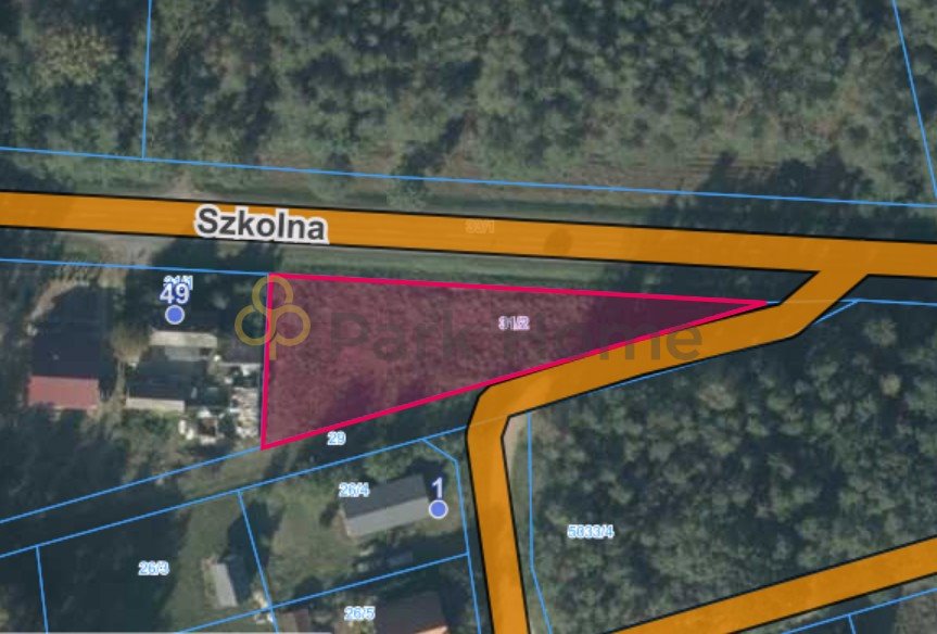 Działka budowlana 1136 m² z WZ, media, płaska, Konarzyce Konarzyce  1 136m2 Foto 1